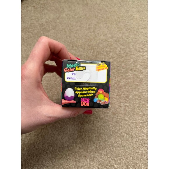 NeeDoh Magic Color Eggs - Pink Shell NIB Easter Basket Gift Color Changing - Picture 7 of 8